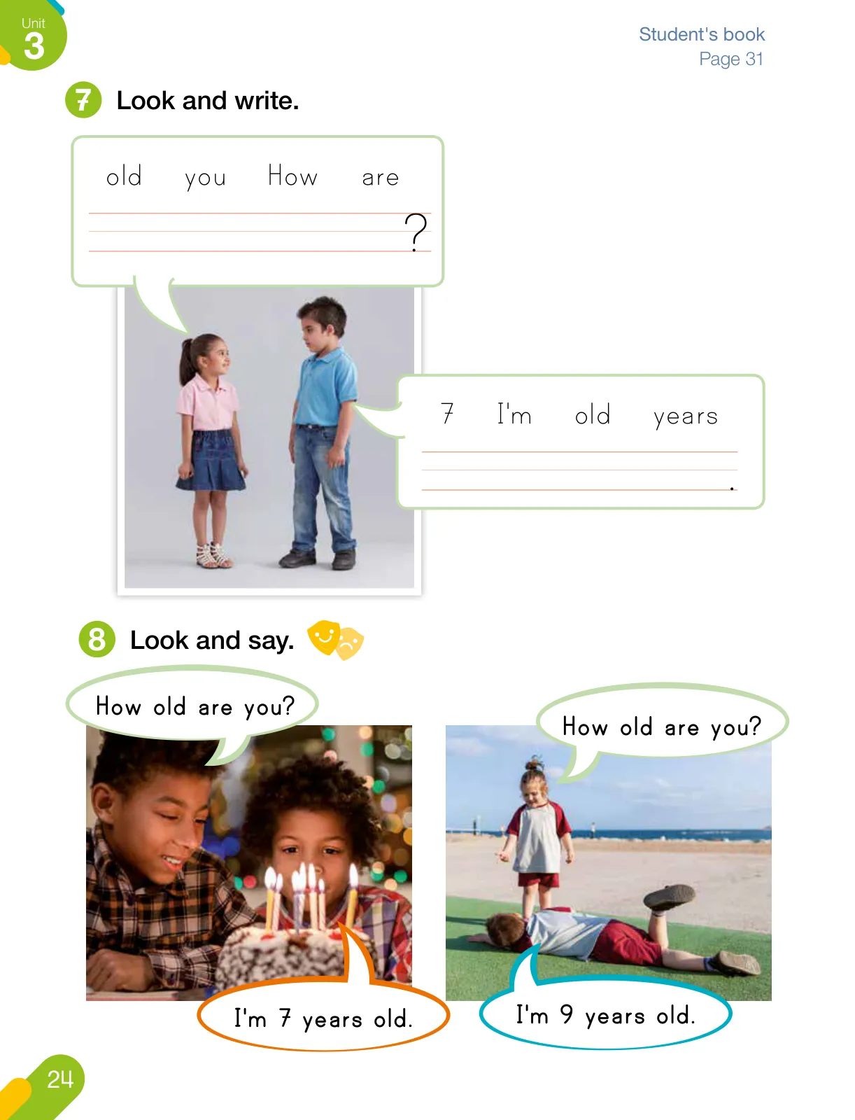 Miniatura página 26 de Inglés – Primero Básico | Student’s Book MINEDUC – Descargar PDF · 2024