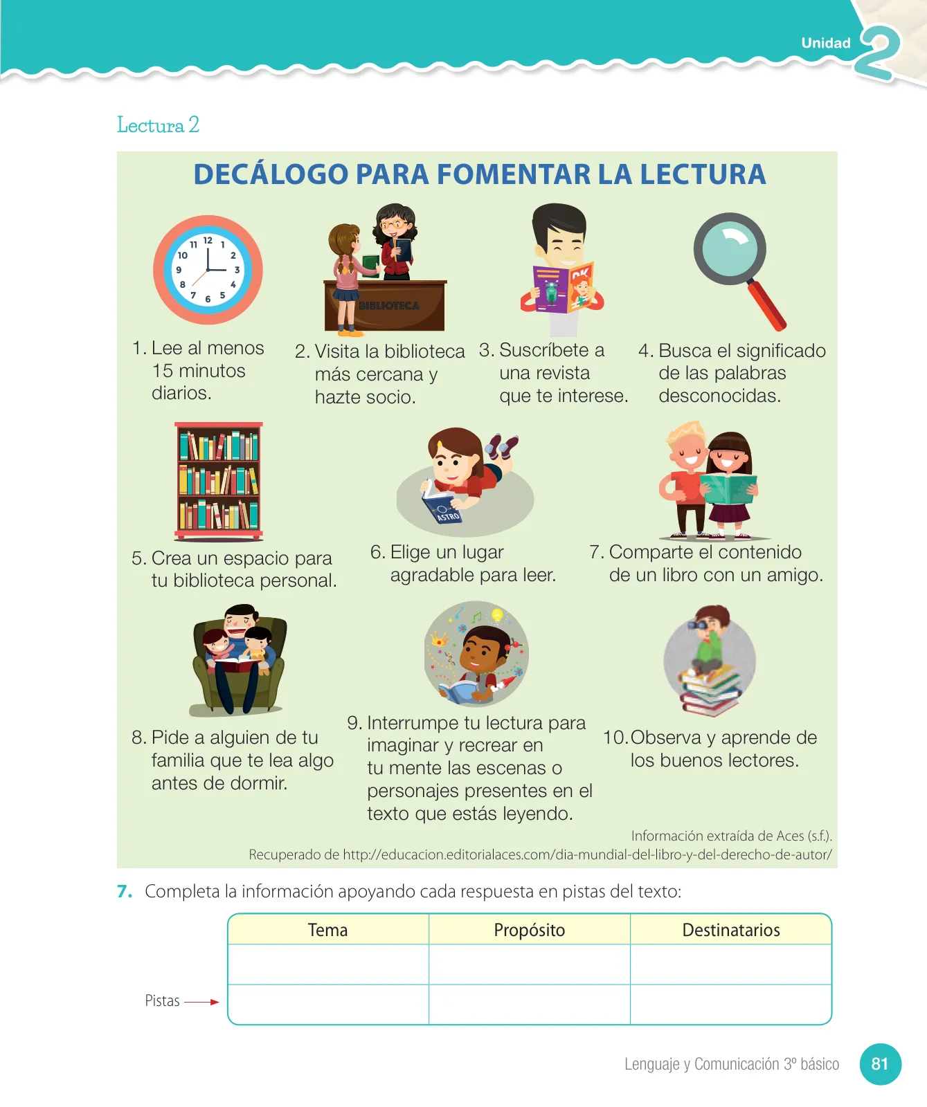 Página 83 de Lenguaje y Comunicación – Tercero Básico | Texto del Estudiante MINEDUC – Descargar PDF · 2024