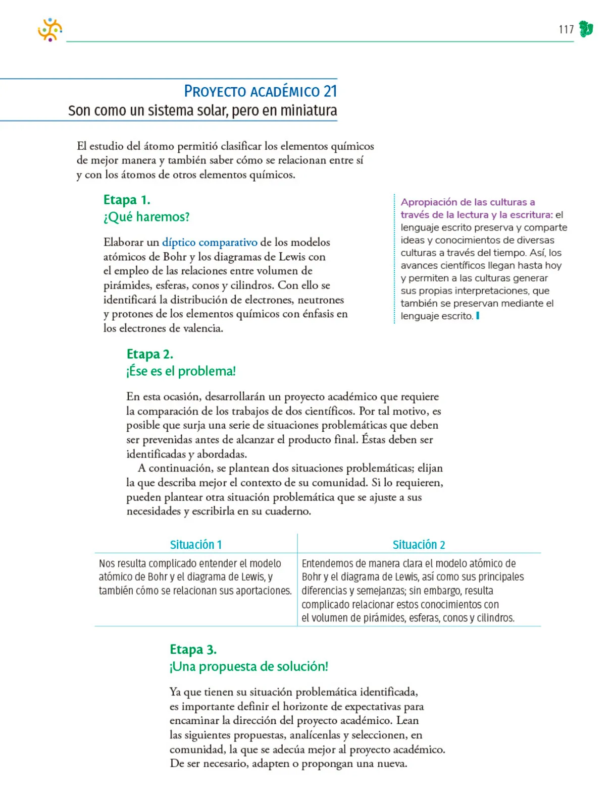 Página 118 de Colección Nanahuatzin. Nuestro libro de Proyectos. Tomo II. Libro de Educación Telesecundaria Grado 3° Ciclo Escolar 2025 - 2026