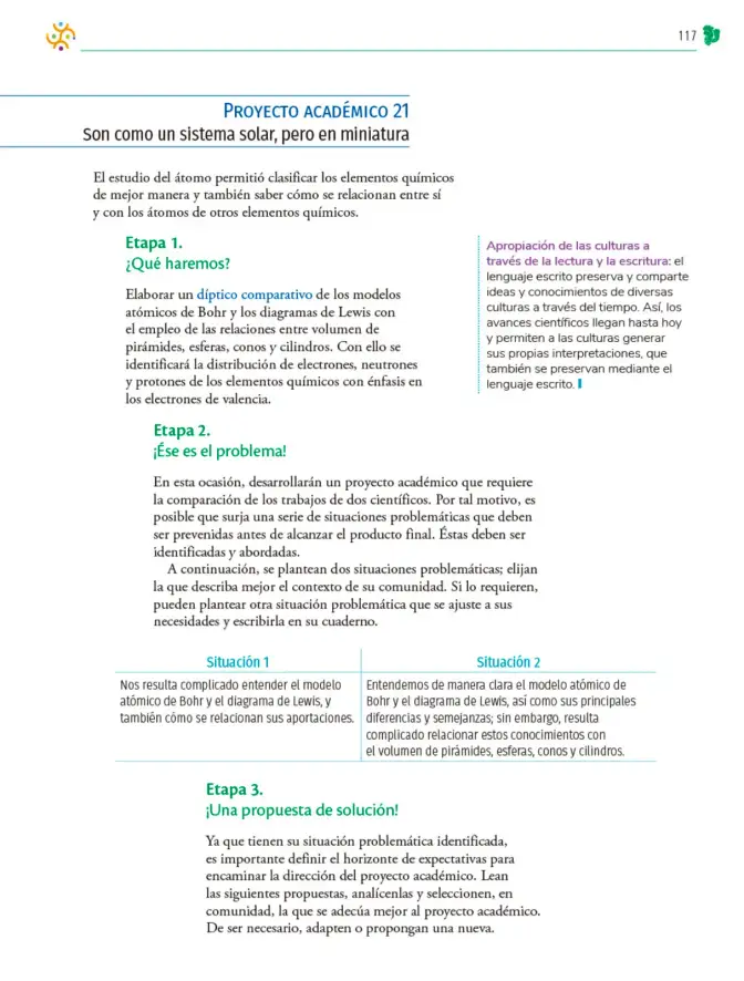 Página 118 de Colección Nanahuatzin. Nuestro libro de Proyectos. Tomo II. Libro de Educación Telesecundaria Grado 3° Ciclo Escolar 2025 - 2026