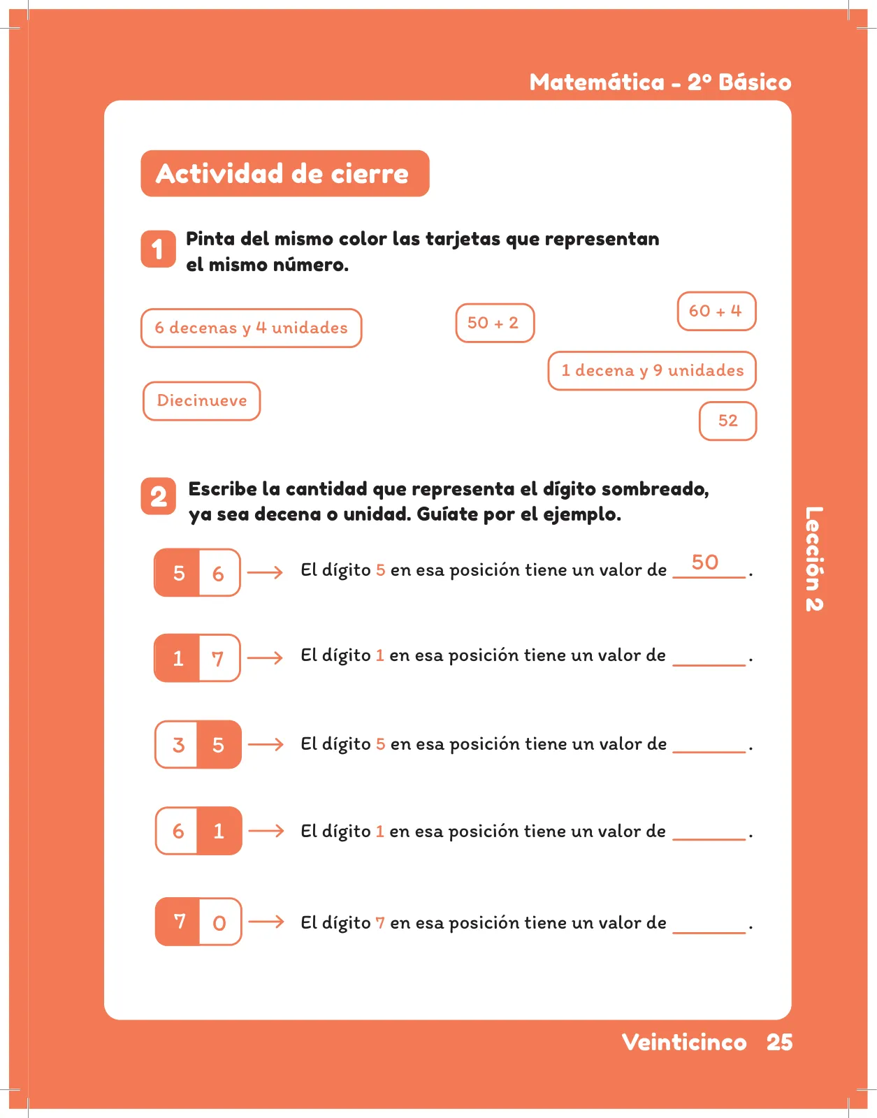 Página 27 de Sumo Primero – Segundo Básico | Texto del Estudiante MINEDUC – Descargar PDF · 2024