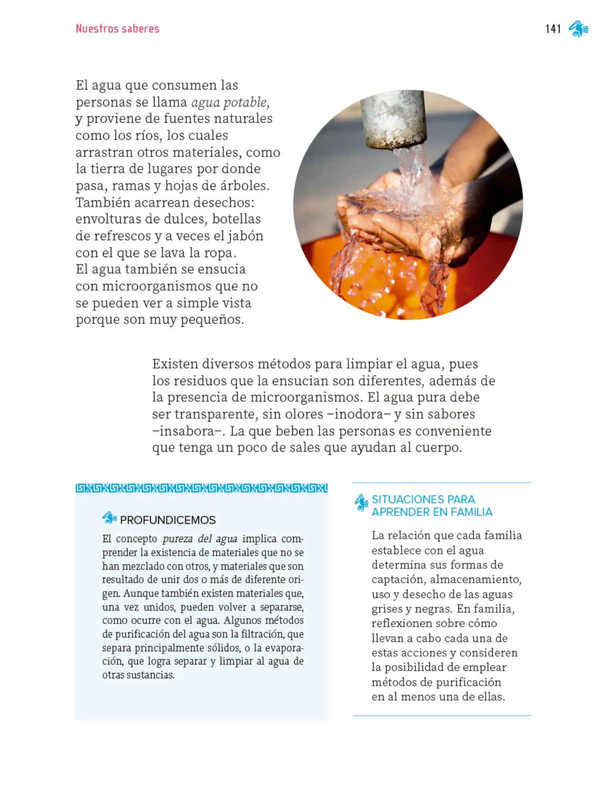 Página 142 de Nuestros saberes: Libro para alumnos, maestros y familia. Libro de Educación Primaria Grado 1° Ciclo Escolar 2025 - 2026
