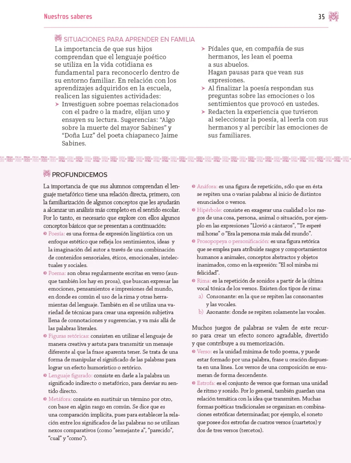 Miniatura página 36 de Nuestros saberes: Libro para alumnos, maestros y familia.   Libro de Educación Primaria Grado 4°  Ciclo Escolar 2025 - 2026