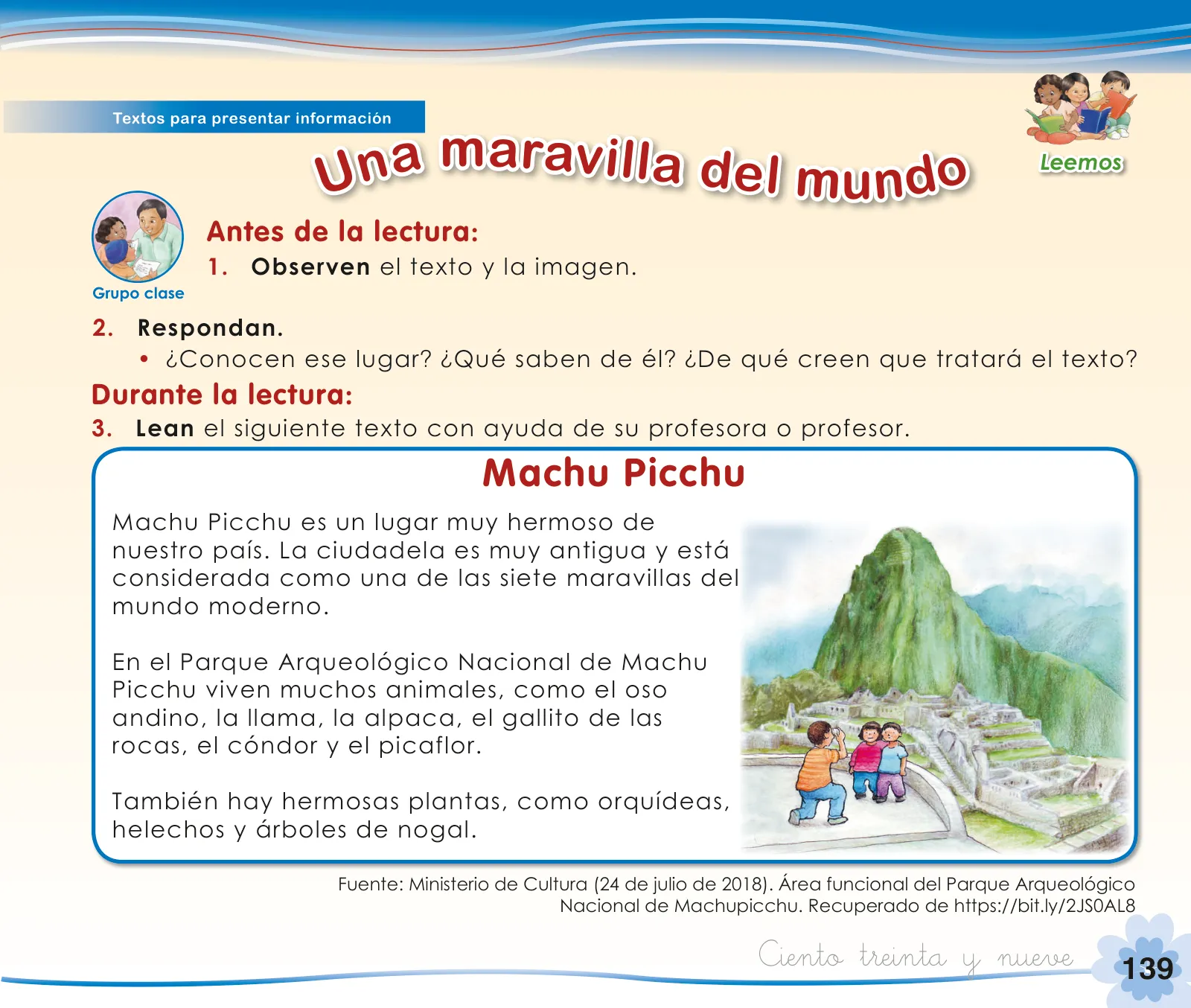 Página 141 de Comunicación 1 : cuaderno de trabajo para primer grado de Educación Primaria 2019 · 2019
