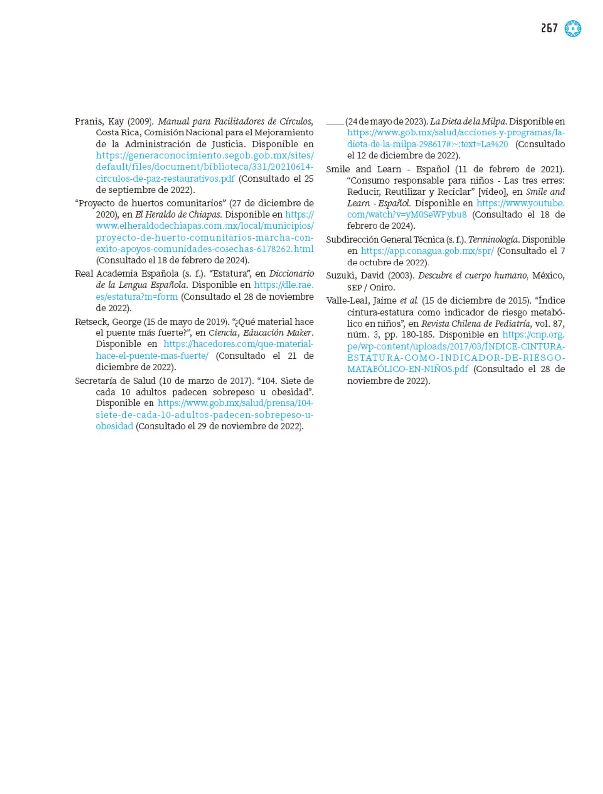 Miniatura página 268 de Proyectos Escolares.   Libro de Educación Primaria Grado 1°  Ciclo Escolar 2025 - 2026