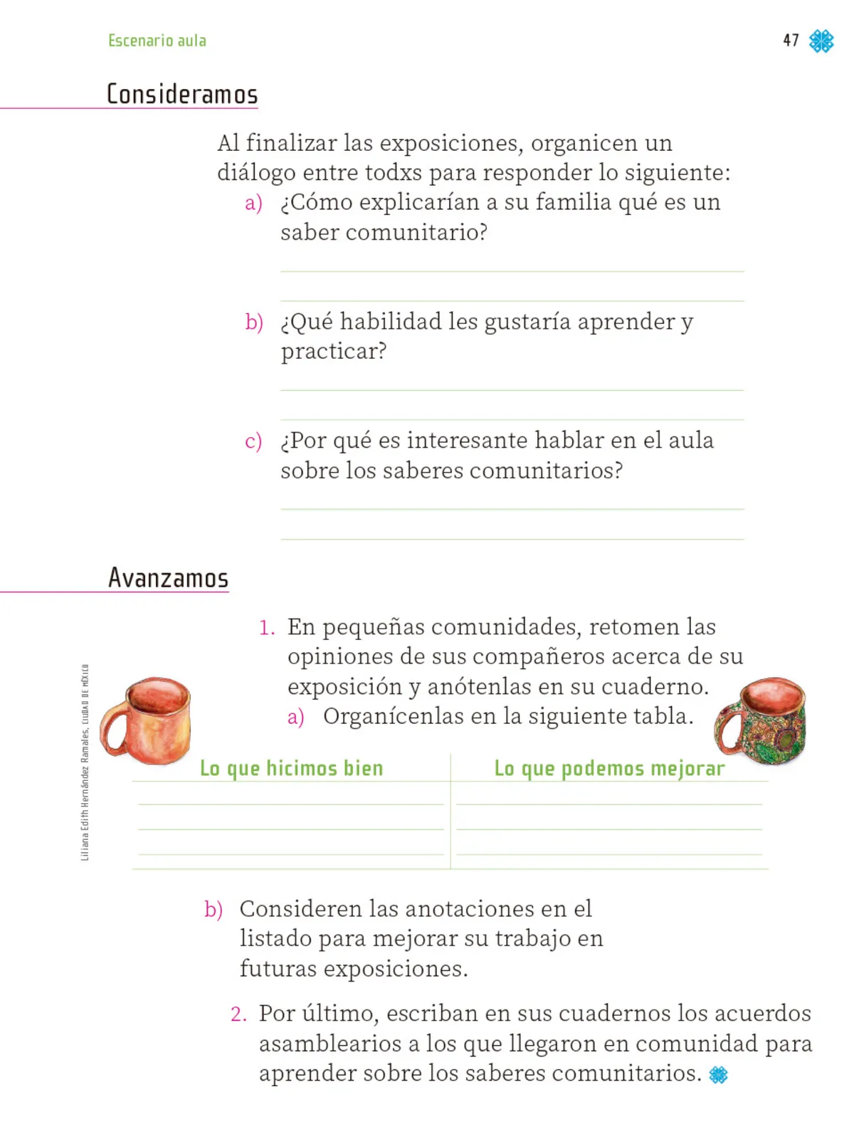 Página 48 de Proyectos de Aula. Libro de Educación Primaria Grado 1° Ciclo Escolar 2025 - 2026