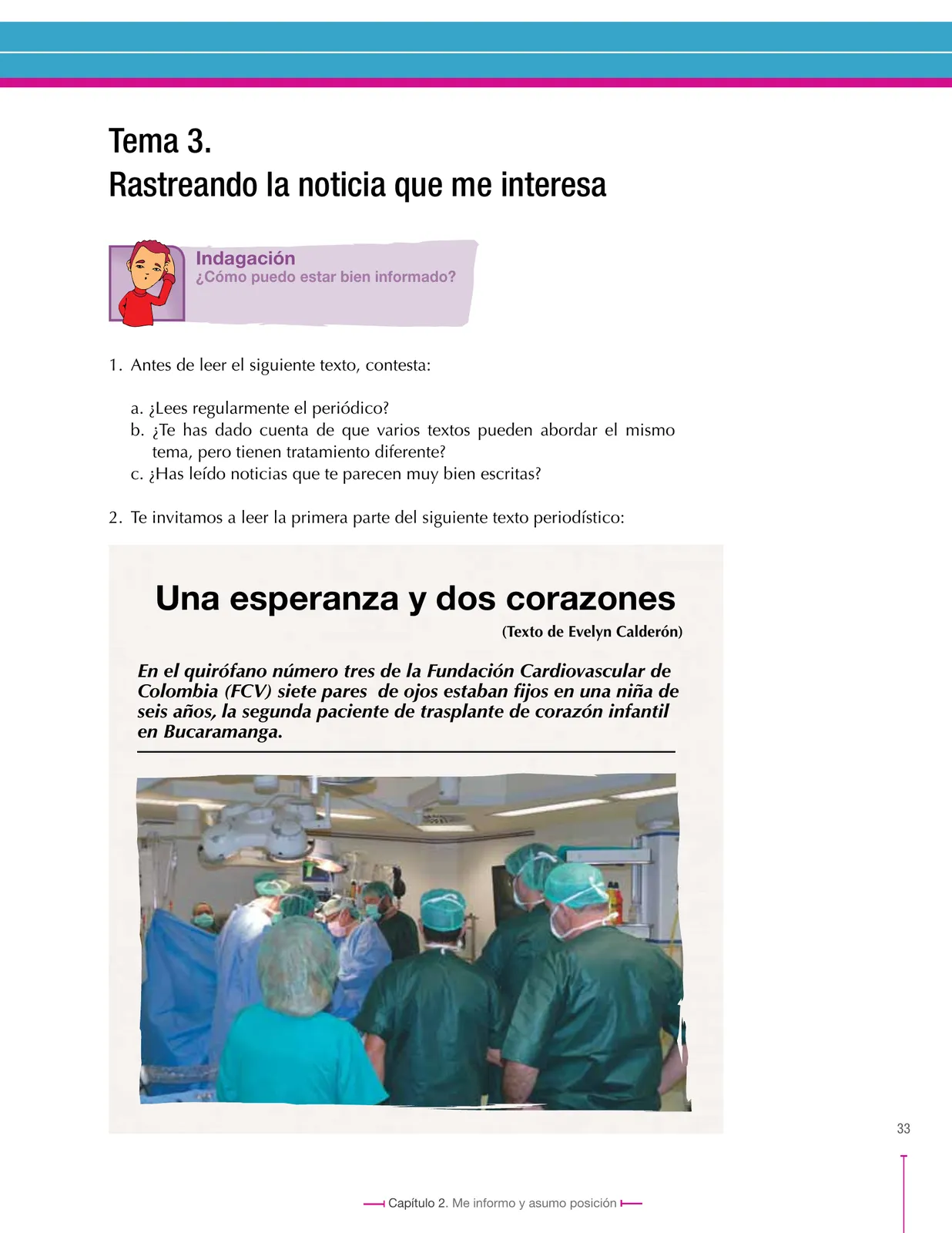 Página 33 de Lenguaje 9° · Secundaria Activa
