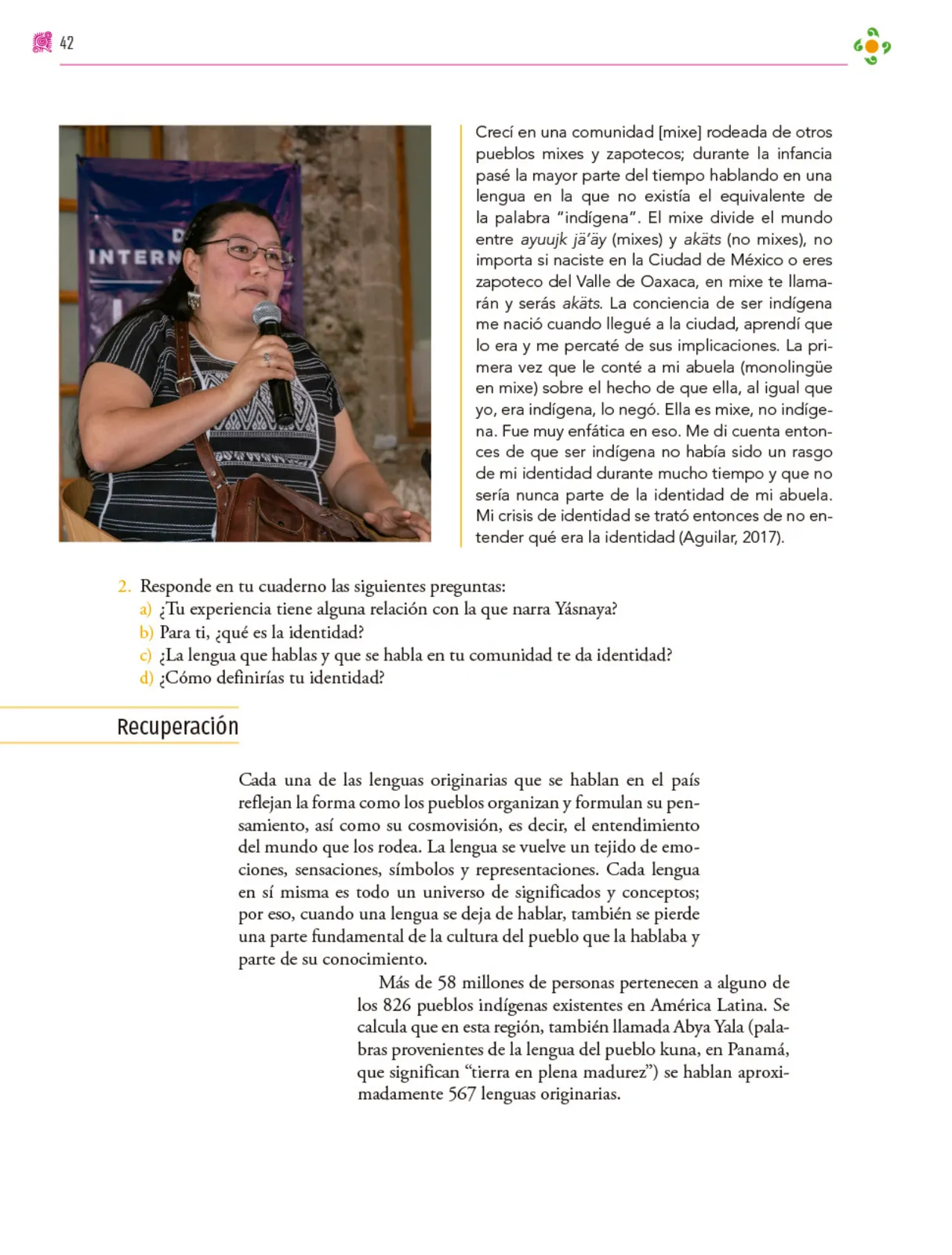 Miniatura página 43 de Colección Sk´asolil. Nuestro libro de proyectos.   Libro de Educación Secundaria Grado 2°  Ciclo Escolar 2025 - 2026
