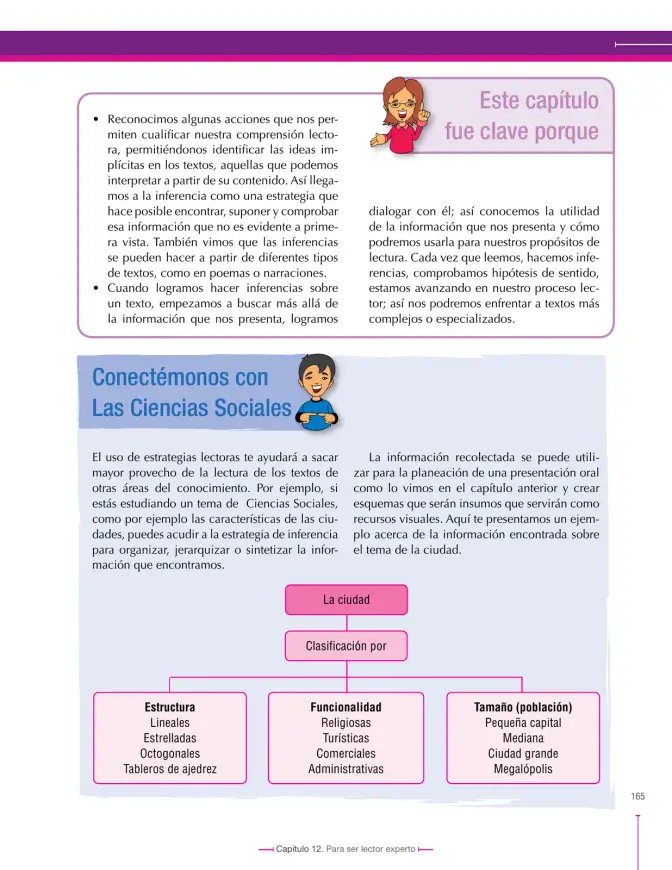 Página 165 de Lenguaje 8° · Secundaria Activa
