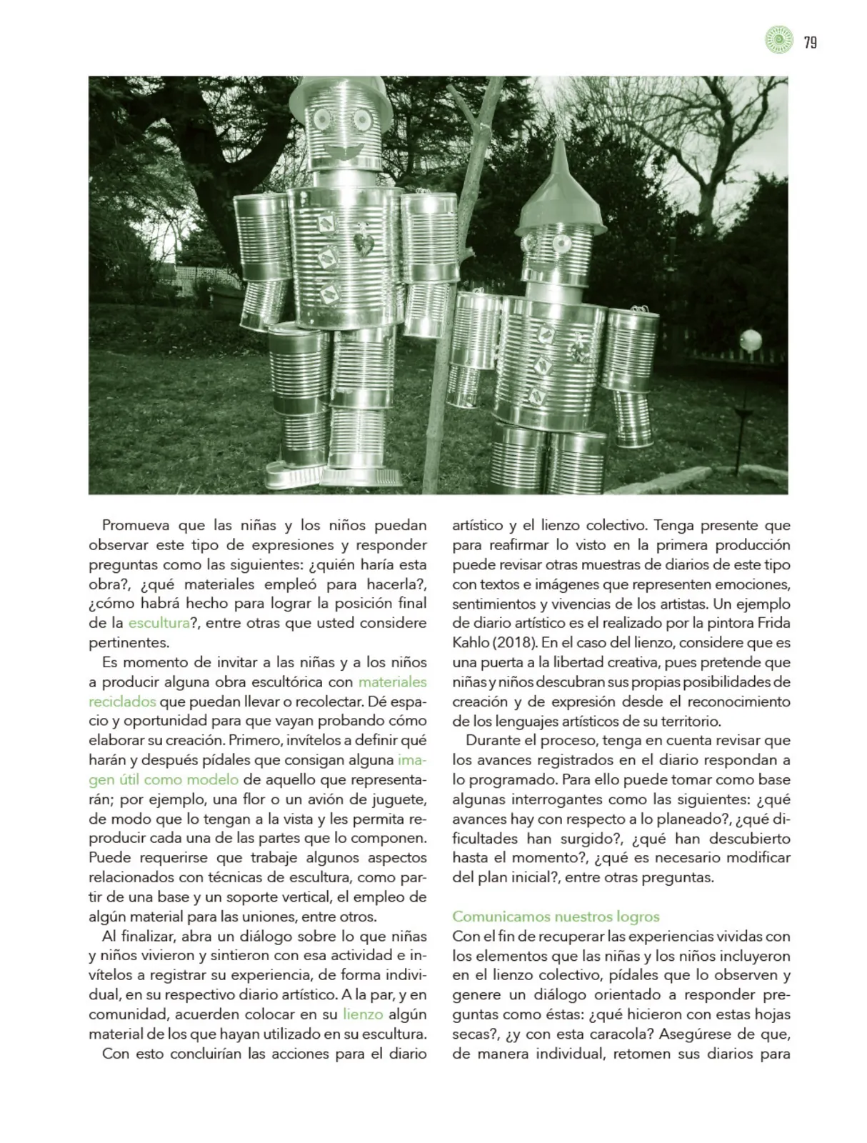 Página 80 de Modalidades de trabajo para la acción transformadora y el codiseño Libro de Educación Preescolar Grado 1°, 2°, 3° Ciclo Escolar 2025 - 2026