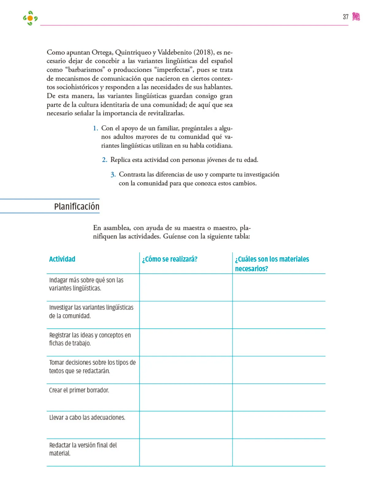 Miniatura página 38 de Colección Nanahuatzin. Nuestro libro de proyectos.   Libro de Educación Secundaria Grado 3°  Ciclo Escolar 2025 - 2026
