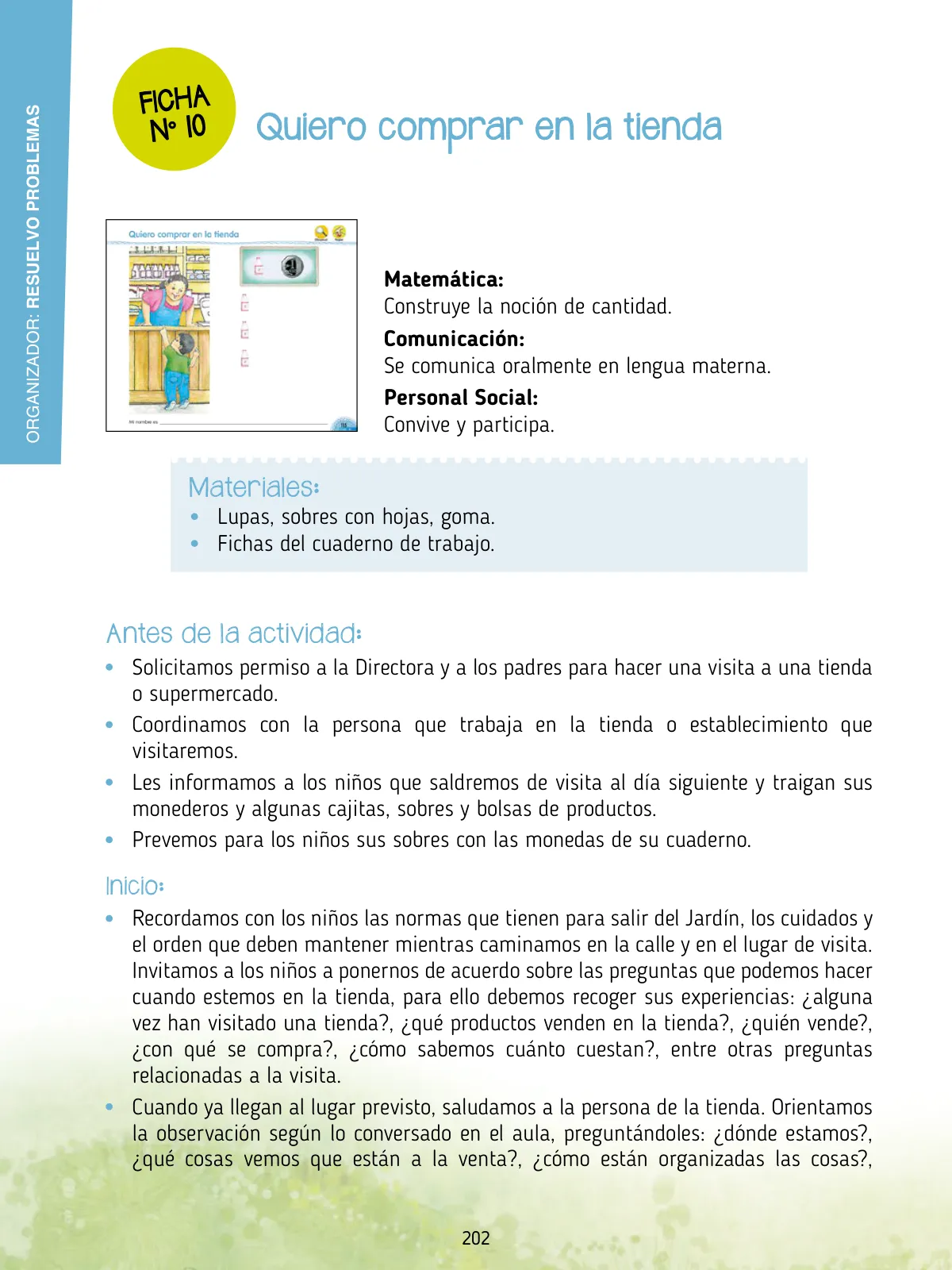 Página 204 de Agenda pedagógica 2017-2018 para docentes de II Ciclo de Instituciones de nivel de Educación Inicial · 2017