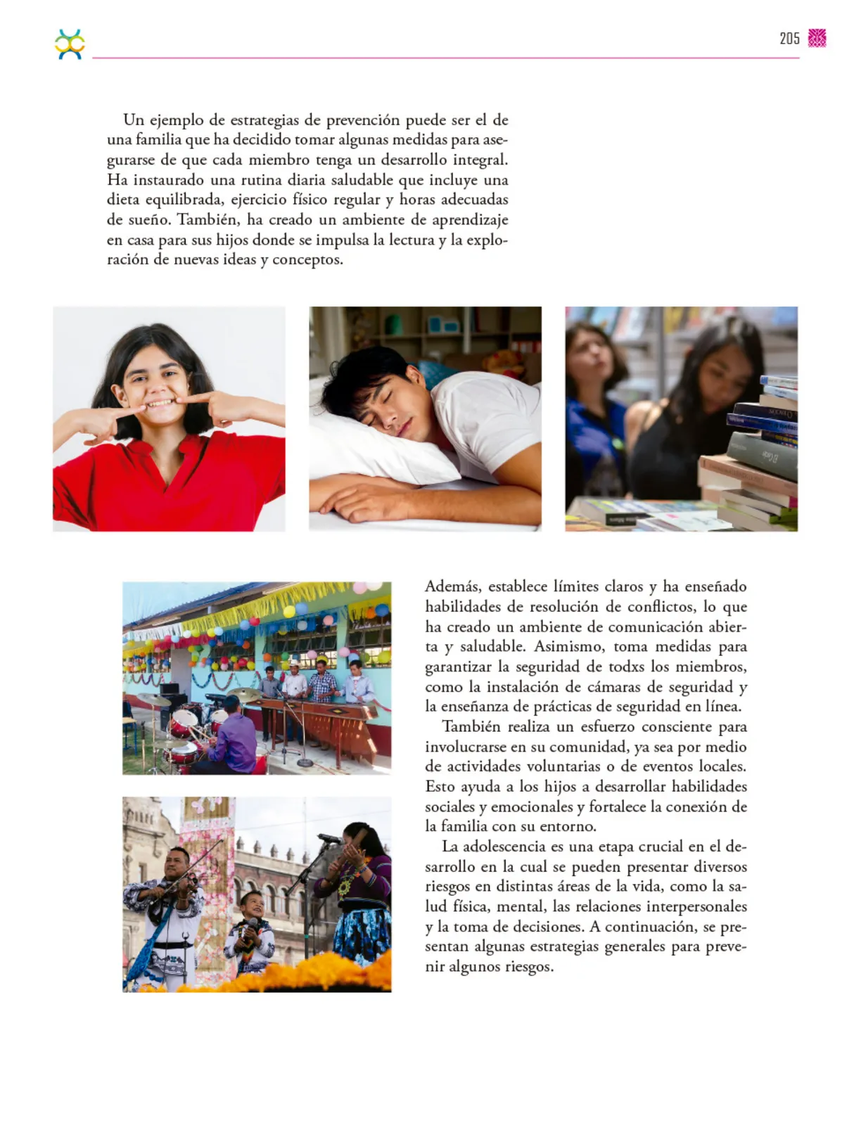 Página 206 de Colección Nanahuatzin. De lo humano y lo comunitario. Libro de Educación Secundaria Grado 3° Ciclo Escolar 2025 - 2026
