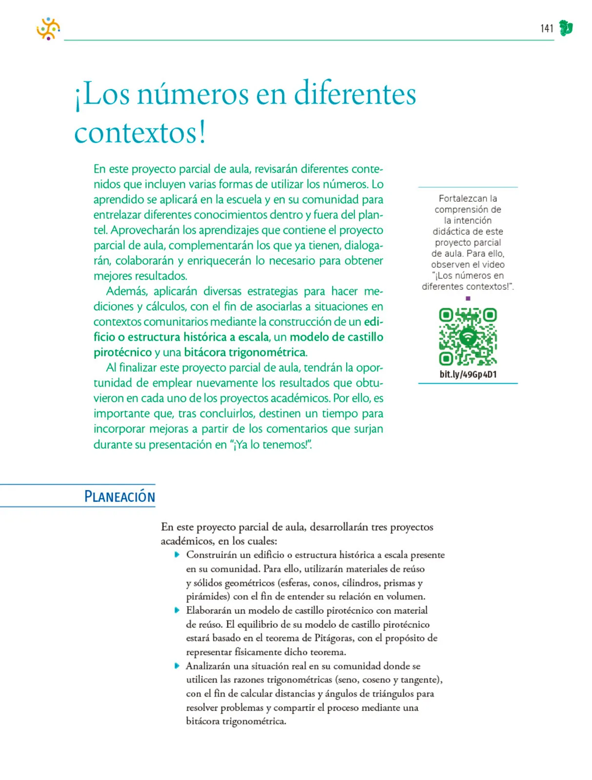 Miniatura página 142 de Colección Nanahuatzin. Nuestro libro de Proyectos.  Tomo III.  Libro de Educación Telesecundaria Grado 3°  Ciclo Escolar 2025 - 2026