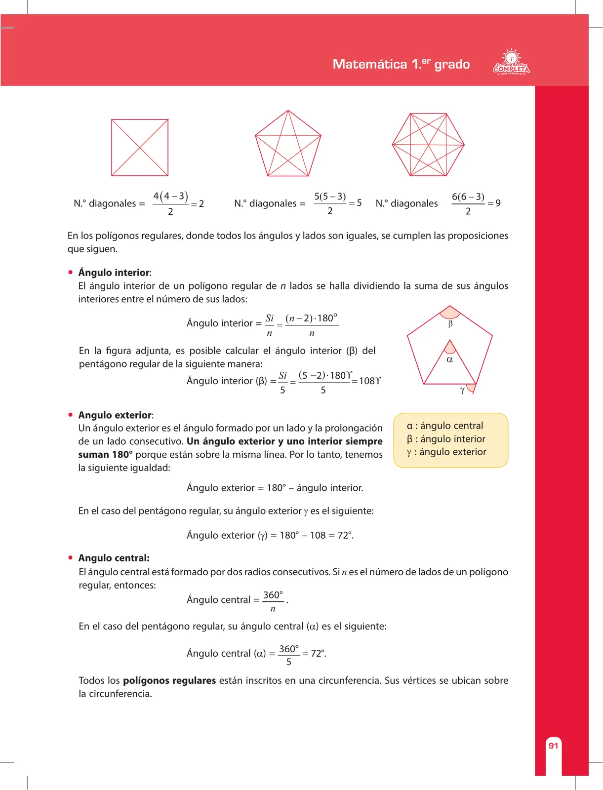 Miniatura página 91 de Matemática 1 : cuaderno de reforzamiento pedagógico - JEC · 2016