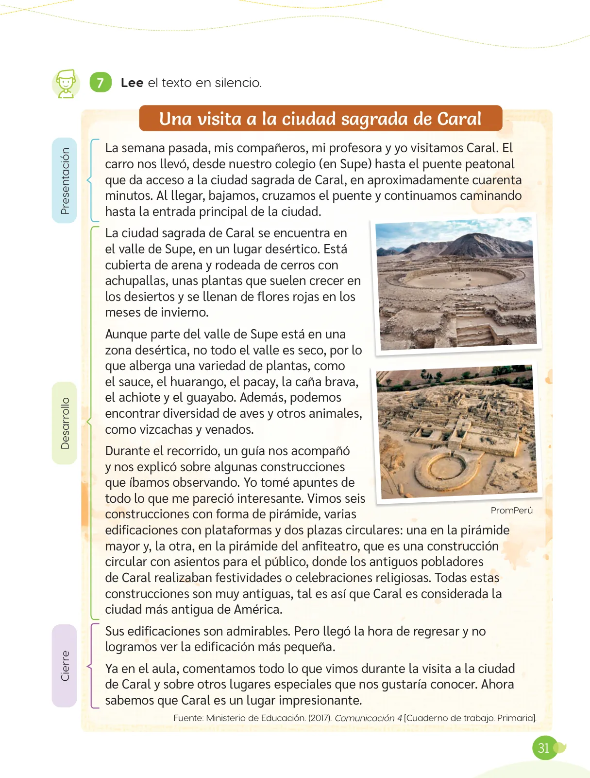 Miniatura página 33 de Cuadernillo de Comunicación 4, cuarto grado de Primaria · 2023
