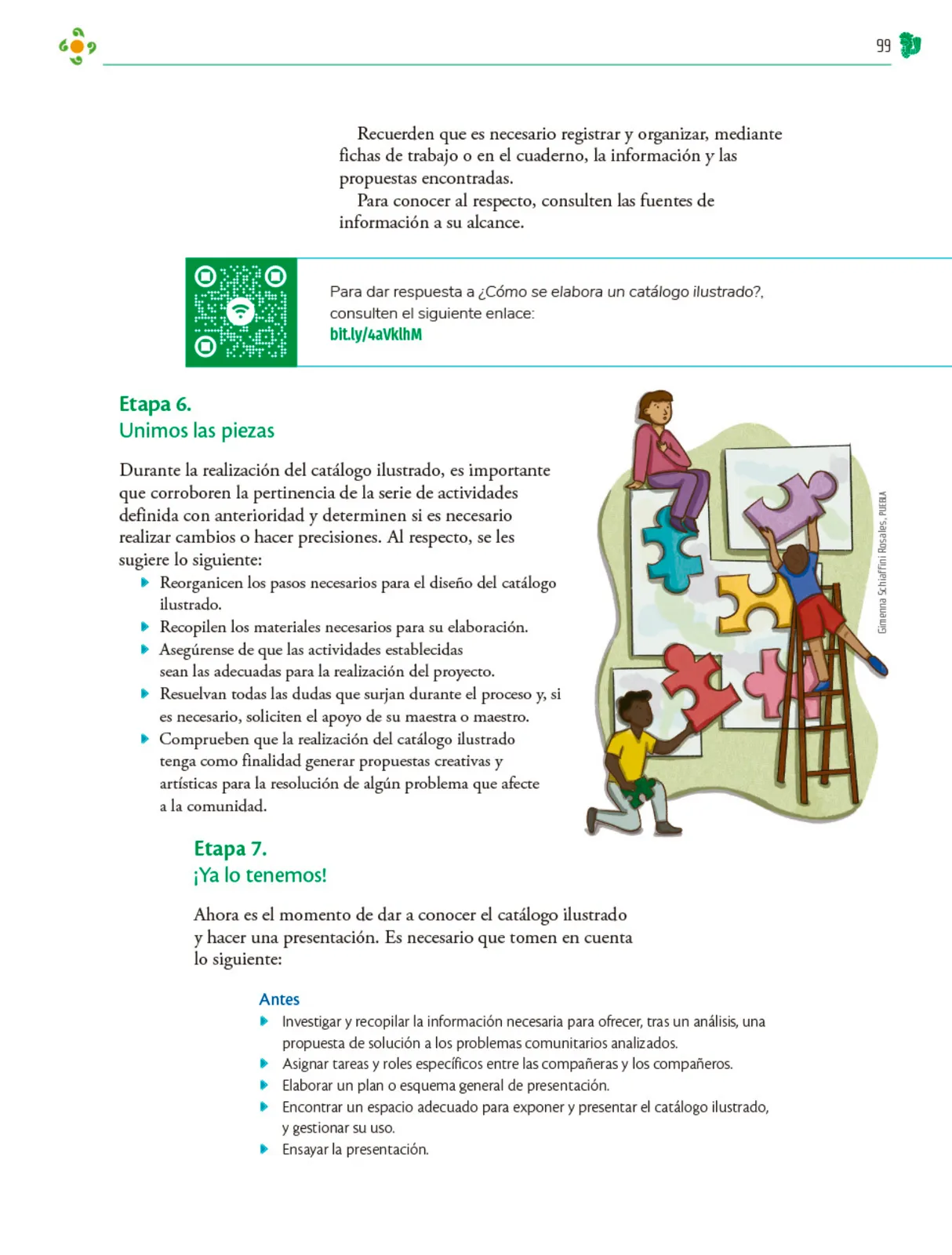 Miniatura página 100 de Colección Nanahuatzin. Nuestro libro de Proyectos. Tomo I.   Libro de Educación Telesecundaria Grado 3°  Ciclo Escolar 2025 - 2026