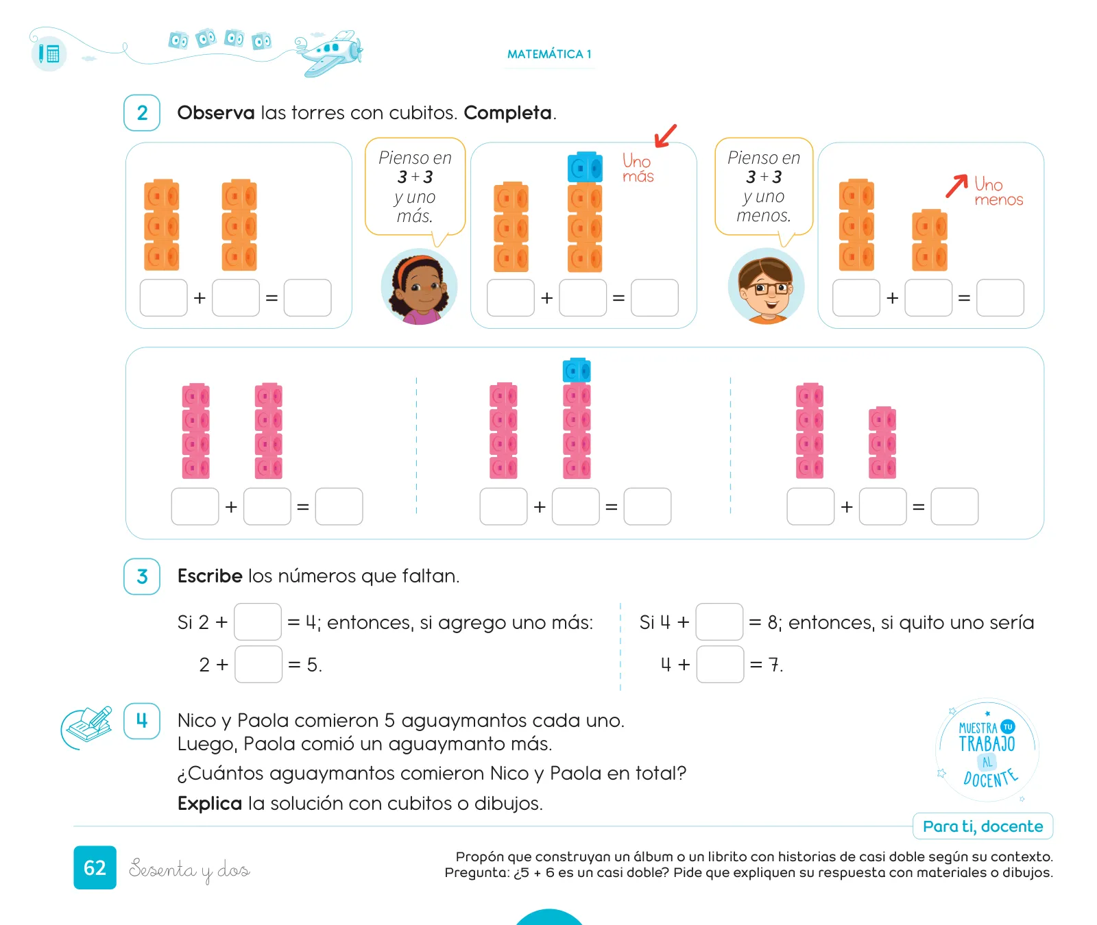 Miniatura página 64 de Cuadernillo de Matemática 1, primer grado de Primaria · 2023