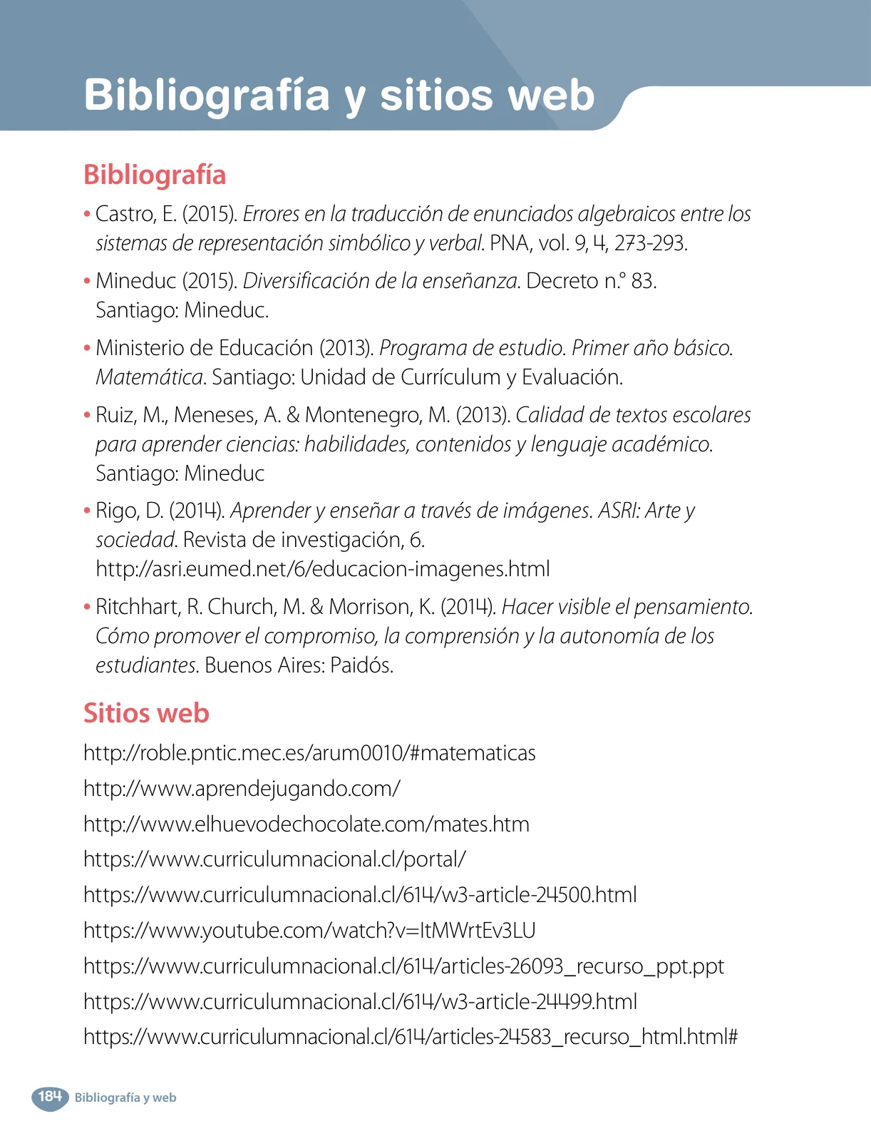 Miniatura página 186 de Matemática – Primero Básico | Texto del Estudiante MINEDUC – Descargar PDF · 2024
