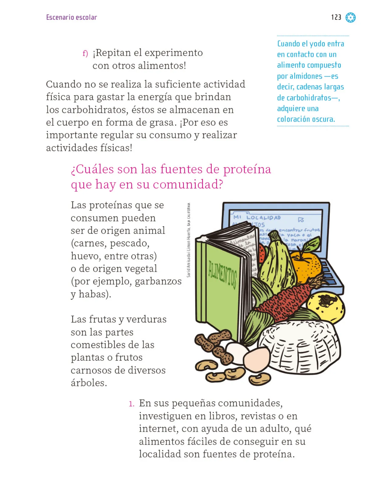 Miniatura página 124 de Proyectos Escolares.   Libro de Educación Primaria Grado 1°  Ciclo Escolar 2025 - 2026