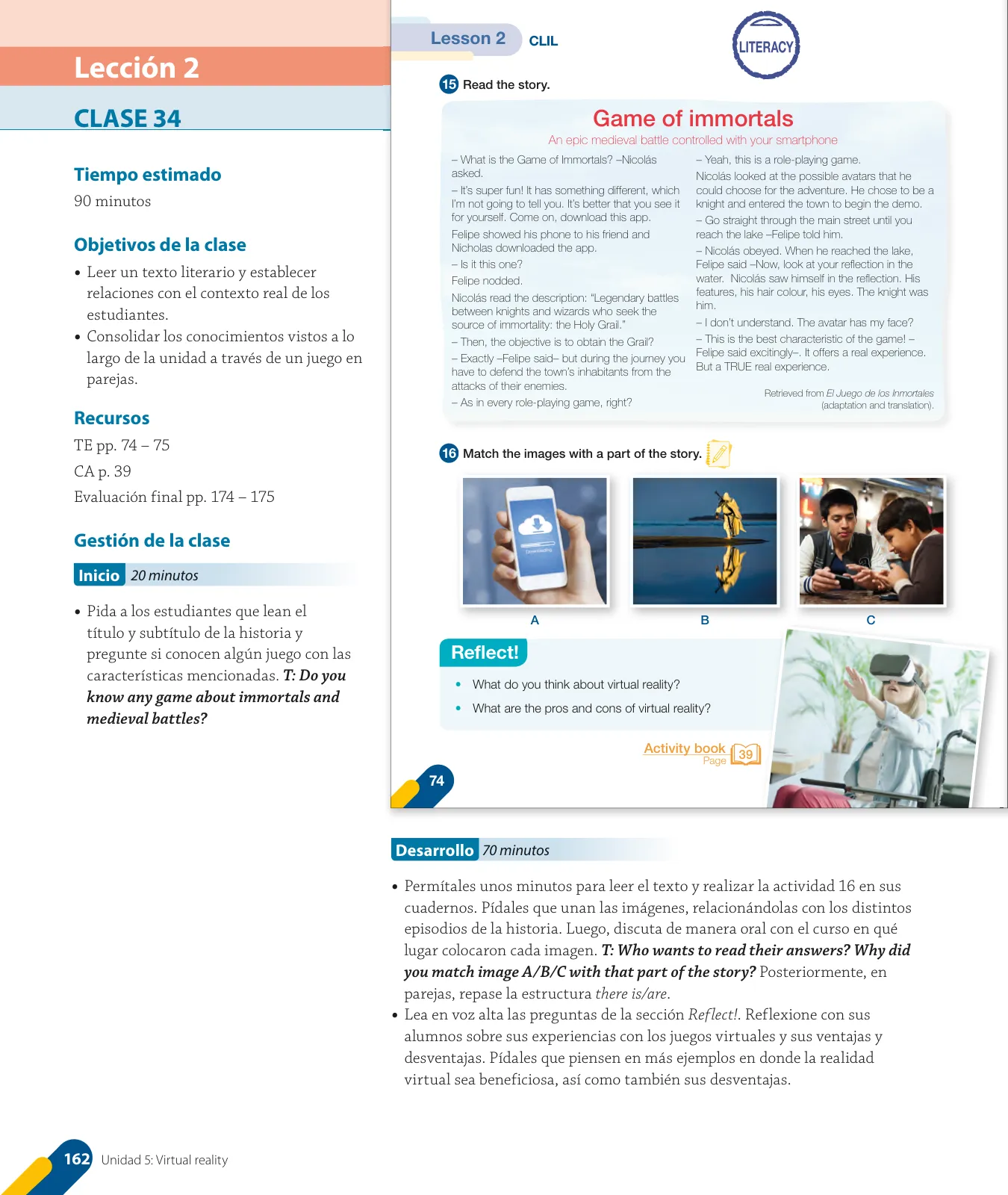 Página 26 de Inglés – Quinto Básico | Texto del Estudiante MINEDUC – Descargar PDF · 2024