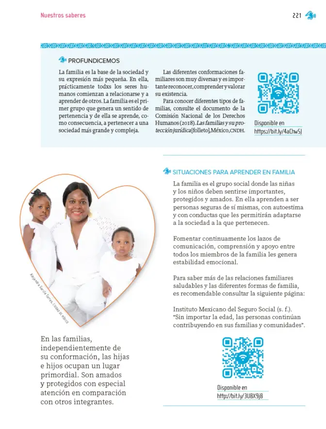 Página 222 de Nuestros saberes: Libro para alumnos, maestros y familia. Libro de Educación Primaria Grado 1° Ciclo Escolar 2025 - 2026