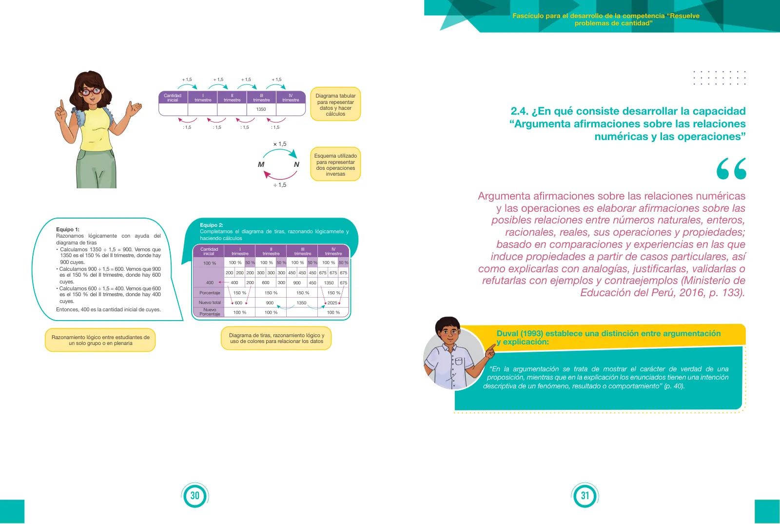 Miniatura página 16 de Fascículo para el desarrollo de la competencia Resuelve problemas de cantidad · 2024