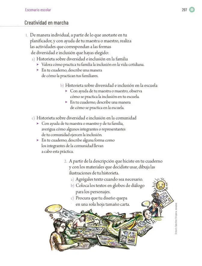 Página 300 de Proyectos Escolares. Libro de Educación Primaria Grado 6° Ciclo Escolar 2025 - 2026