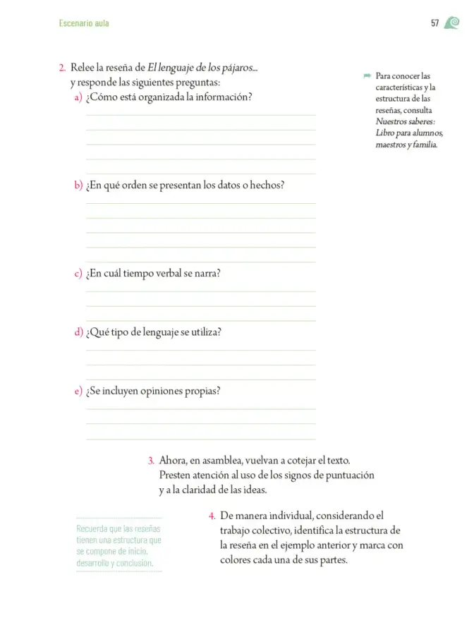 Página 60 de Proyectos de Aula. Libro de Educación Primaria Grado 5° Ciclo Escolar 2025 - 2026