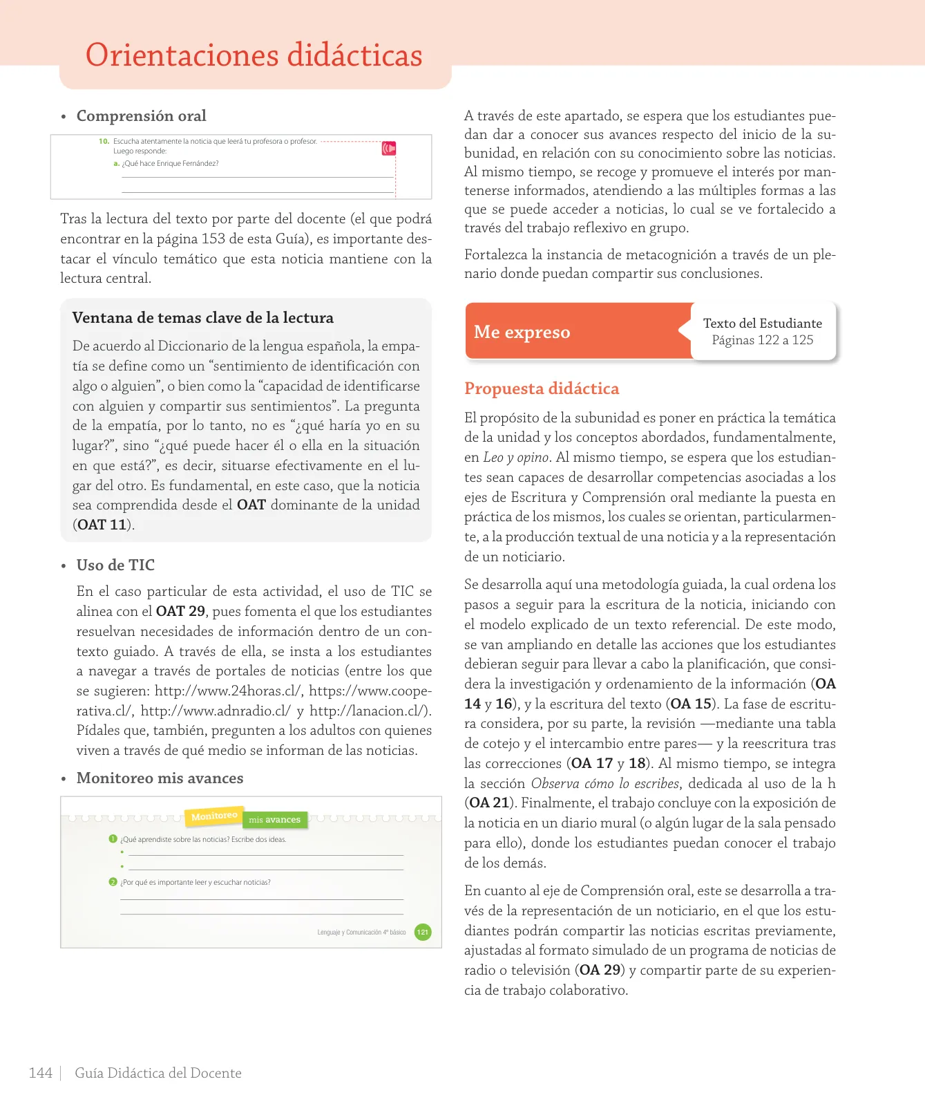 Página 228 de Lenguaje y Comunicación – Cuarto Básico | Texto del Estudiante MINEDUC – Descargar PDF · 2024