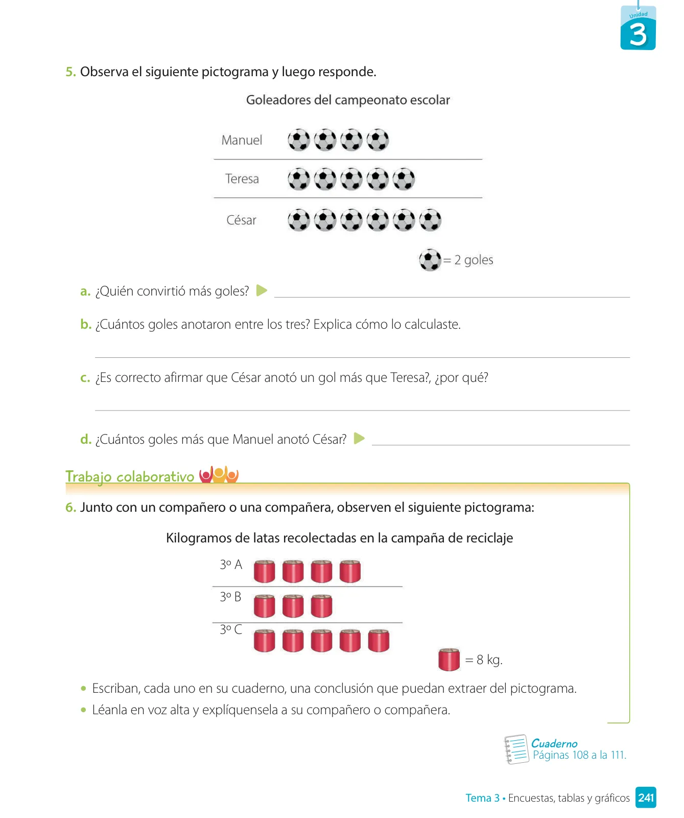 Miniatura página 243 de Matemática – Tercero Básico | Texto del Estudiante MINEDUC – Descargar PDF · 2024