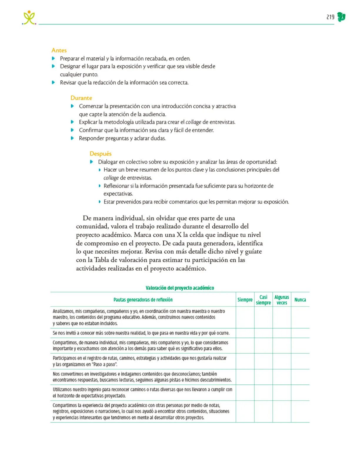 Página 220 de Colección Sk´asolil. Nuestro libro de Proyectos.  Tomo III.  Libro de Educación Telesecundaria Grado 2°  Ciclo Escolar 2025 - 2026