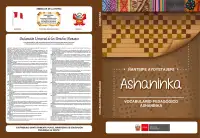 Portada de Ñantsipe Ayoyetajeri Ashaninka = Vocabulario pedagógico Ashaninka · 2021