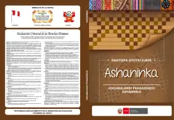 Portada de Ñantsipe Ayoyetajeri Ashaninka = Vocabulario pedagógico Ashaninka · 2021
