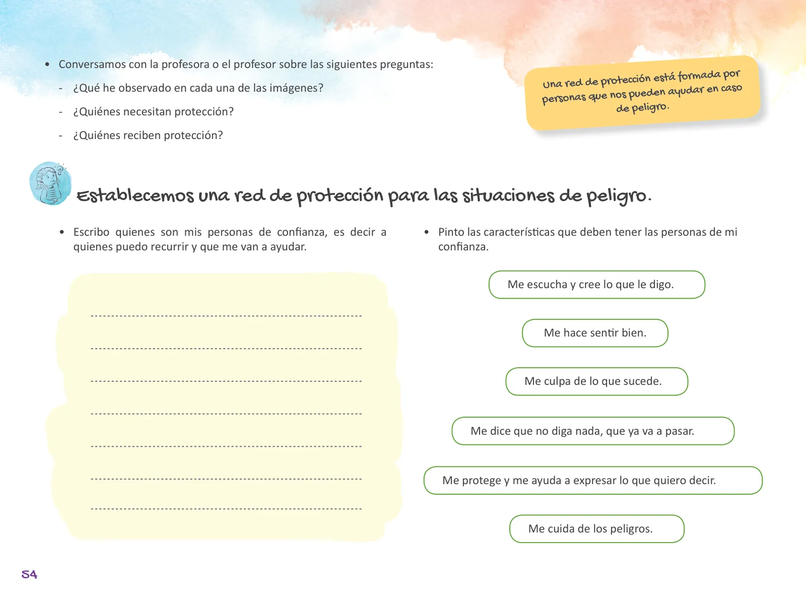 Página 56 de Cuadernillo de Tutoría Tercer Grado Educación Primaria 2019 · 2019