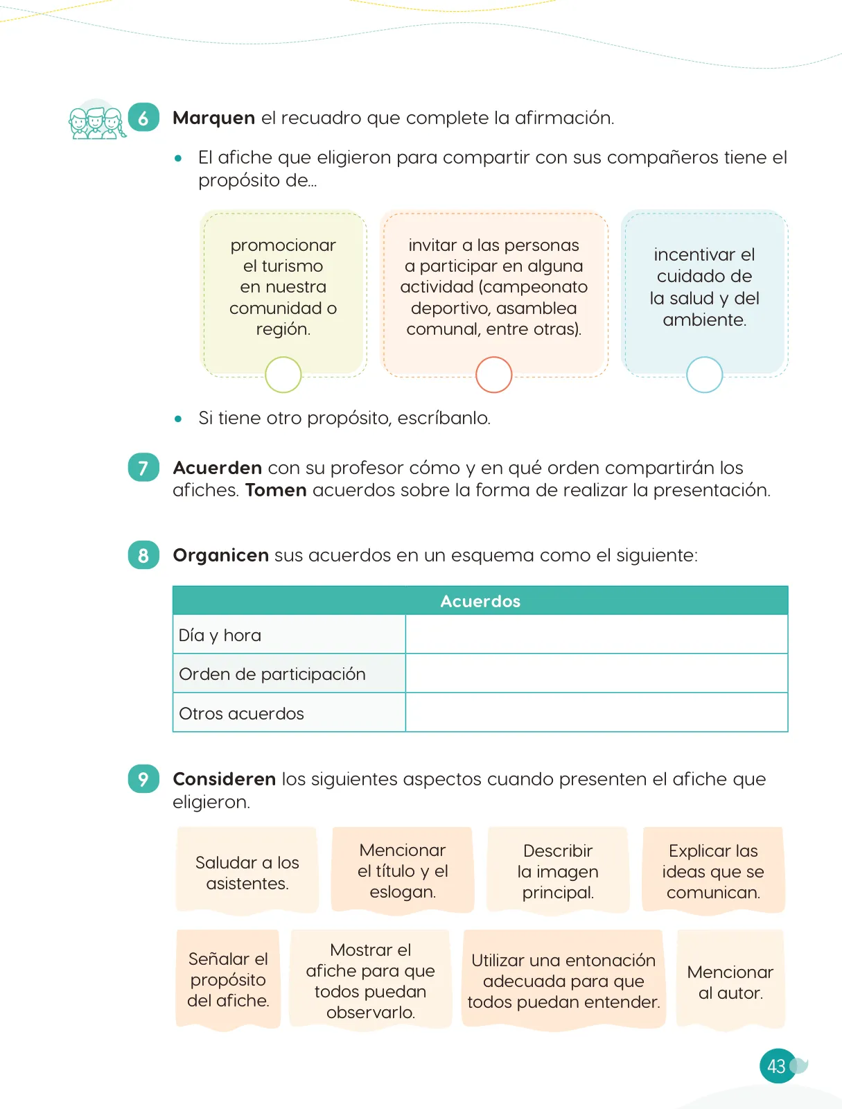 Página 45 de Cuadernillo de Comunicación 4. Cuarto grado de Primaria · 2024