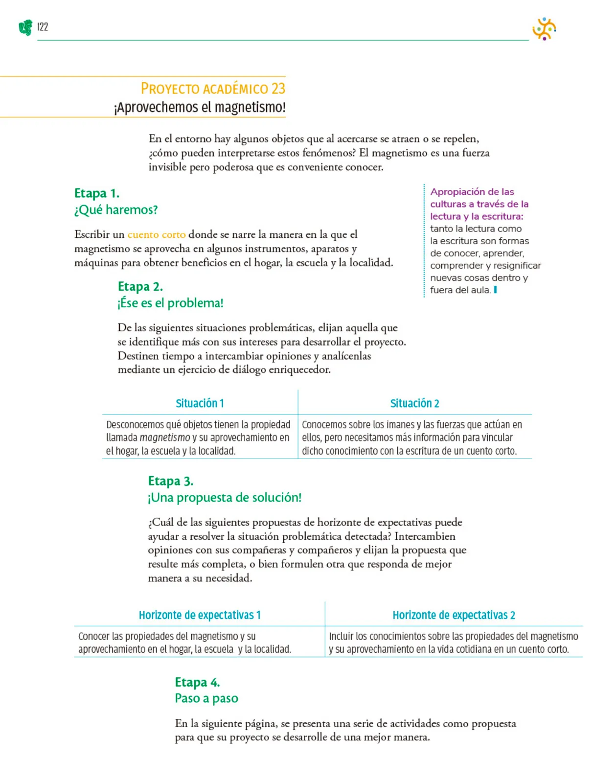 Página 123 de Colección Sk´asolil. Nuestro libro de Proyectos. Tomo II. Libro de Educación Telesecundaria Grado 2° Ciclo Escolar 2025 - 2026