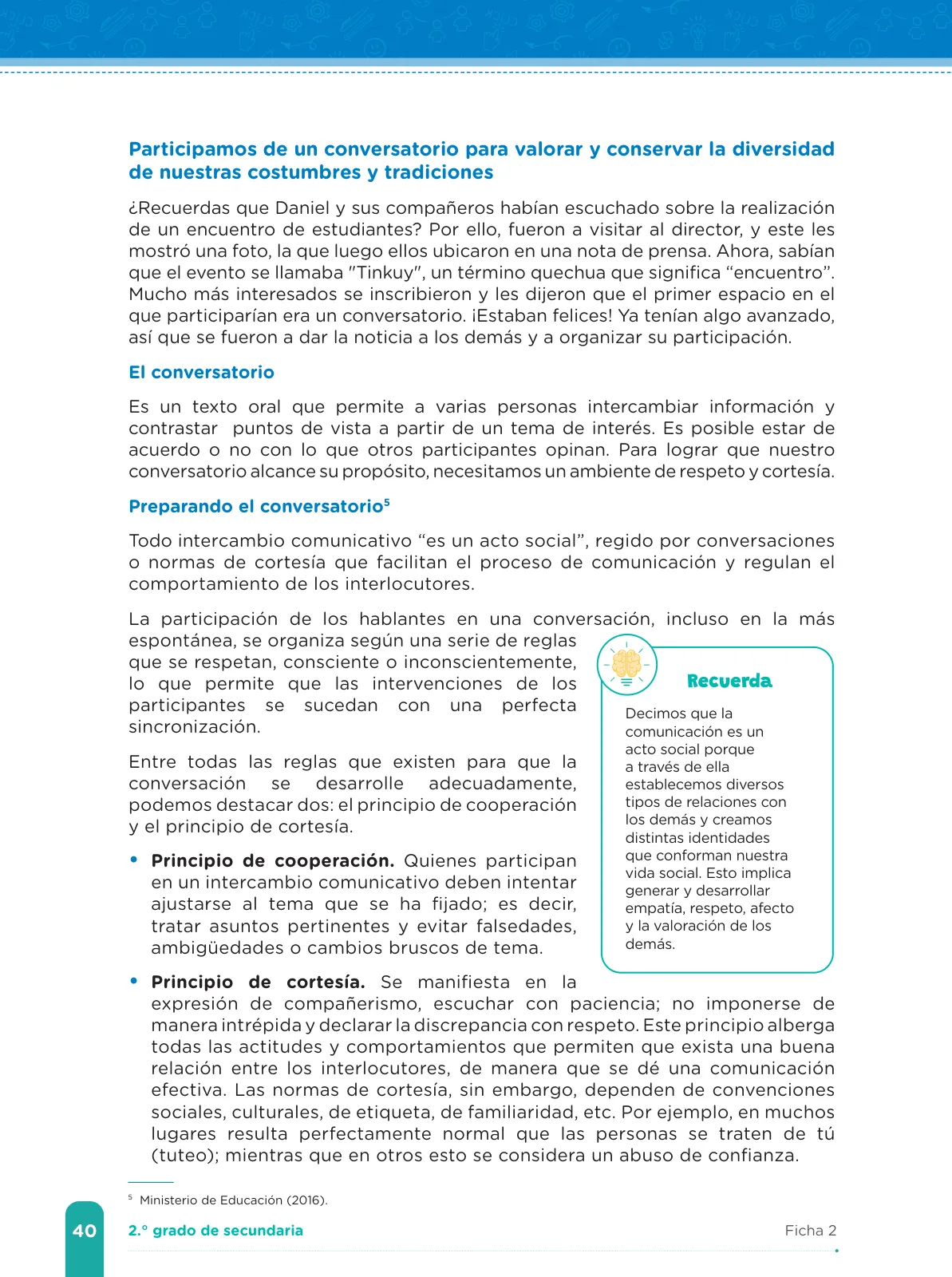 Miniatura página 42 de Fichas de aprendizaje de Comunicación 2 · 2024