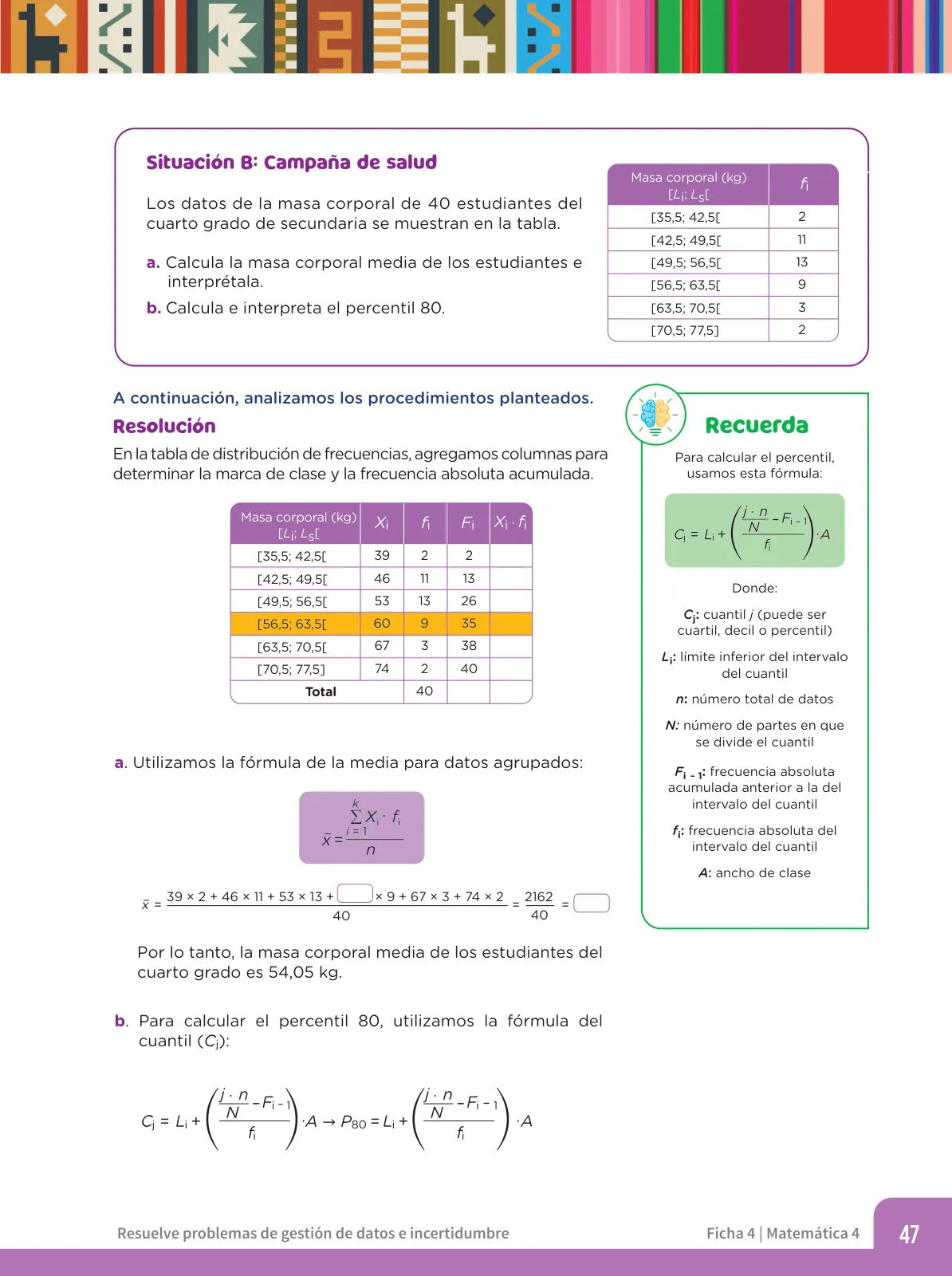 Miniatura página 49 de Fichas de Matemática 4 · 2024