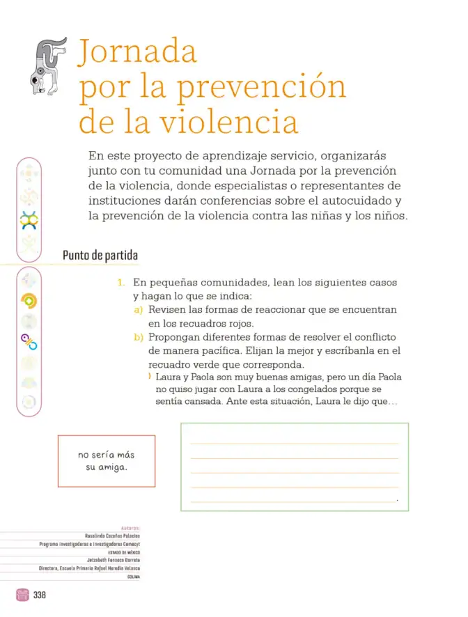 Página 341 de Proyectos Comunitarios. Libro de Educación Primaria Grado 3° Ciclo Escolar 2025 - 2026