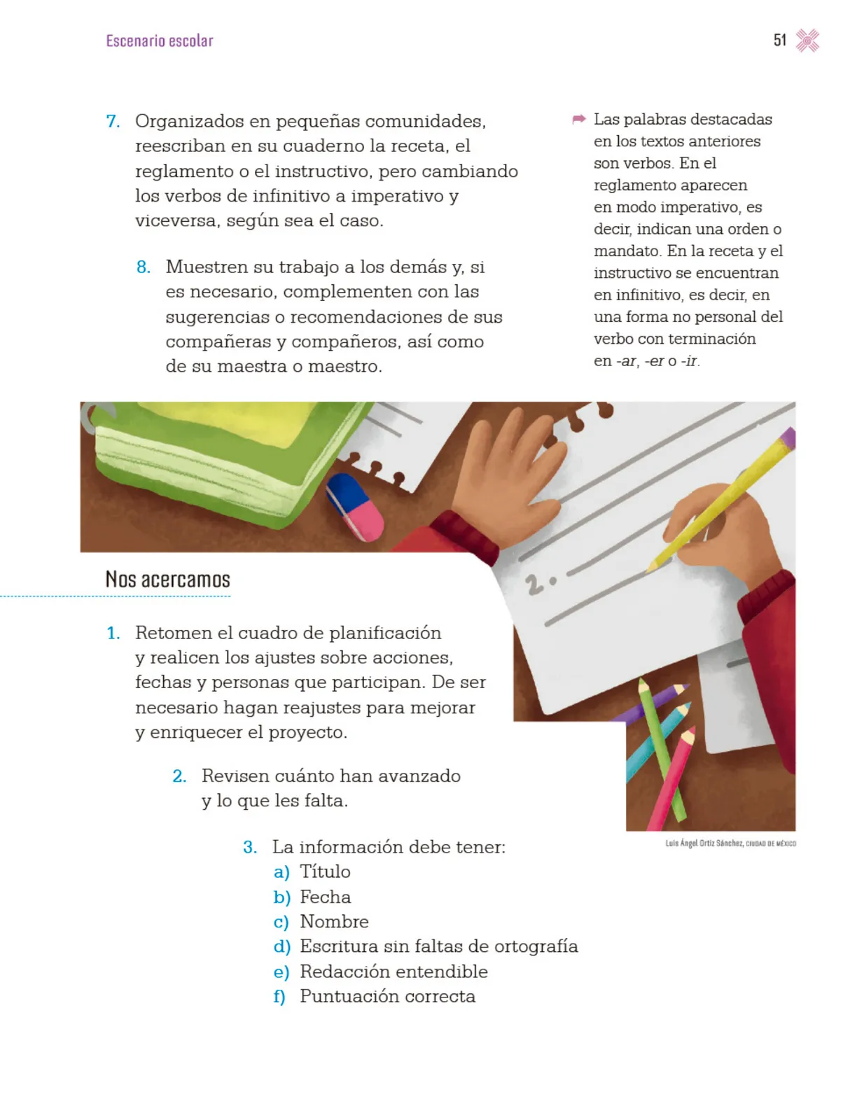 Miniatura página 54 de Proyectos Escolares.   Libro de Educación Primaria Grado 4°  Ciclo Escolar 2025 - 2026
