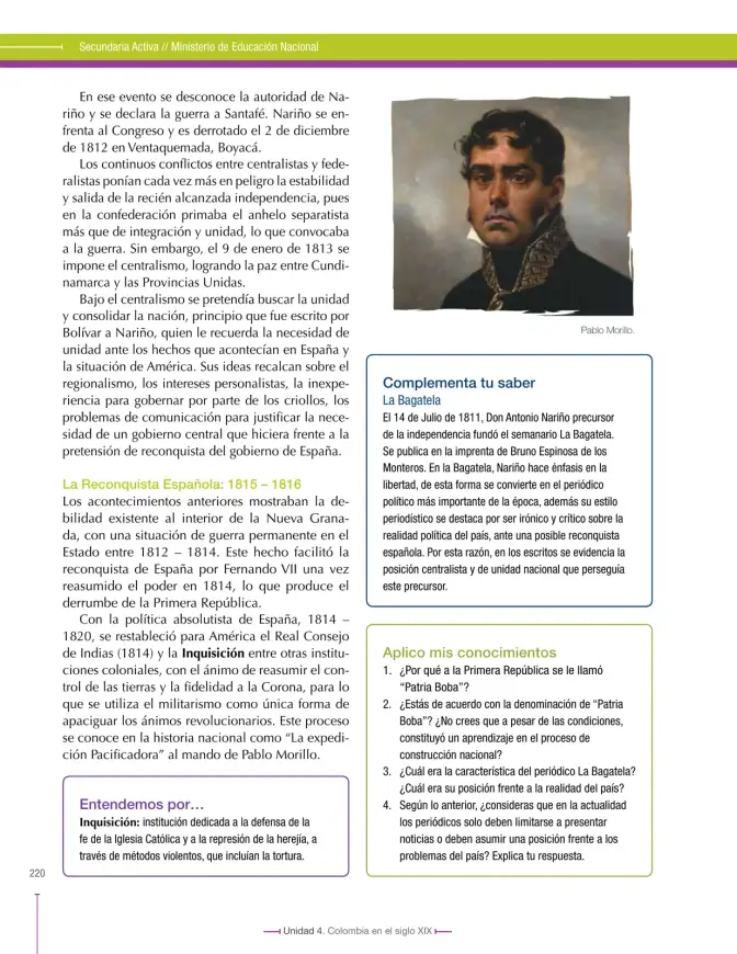 Página 220 de Ciencias Sociales 8° · Secundaria Activa