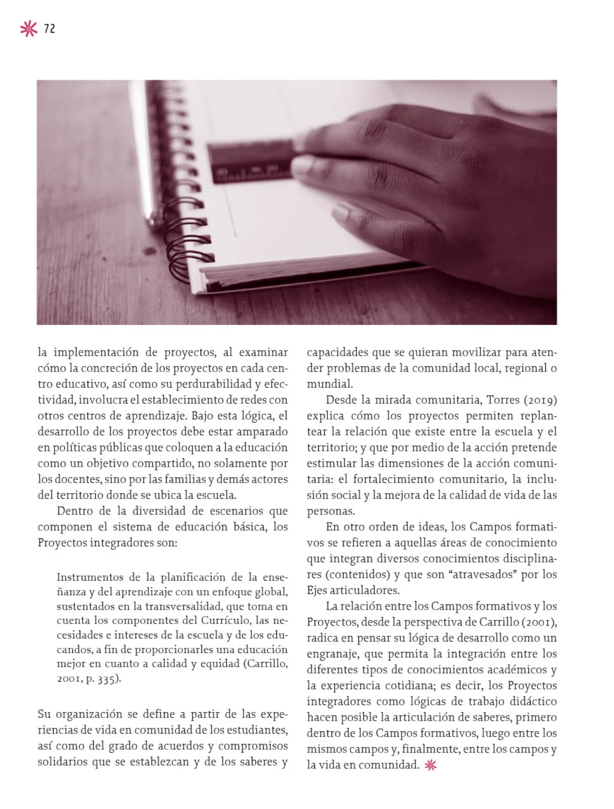 Miniatura página 73 de Un libro sin recetas, para la maestra y el maestro. Fase 3  Libro de Educación Primaria Grado 1°, 2°  Ciclo Escolar 2025 - 2026
