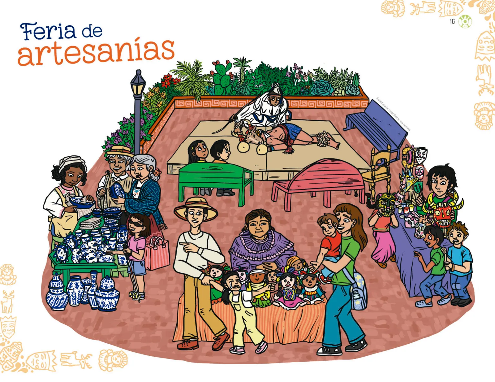 Página 17 de Explorar e imaginar con mi libro de Preescolar.   Libro de Educación Preescolar Grado 3°  Ciclo Escolar 2025 - 2026