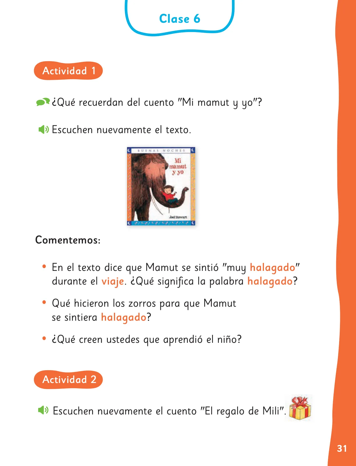Página 34 de Lenguaje y Comunicación – Primero Básico | Texto del Estudiante MINEDUC – Descargar PDF · 2024