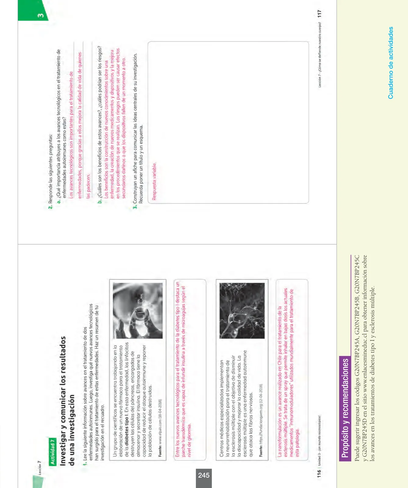 Página 70 de Ciencias Naturales – Séptimo Básico | Texto del Estudiante MINEDUC – Descargar PDF · 2024