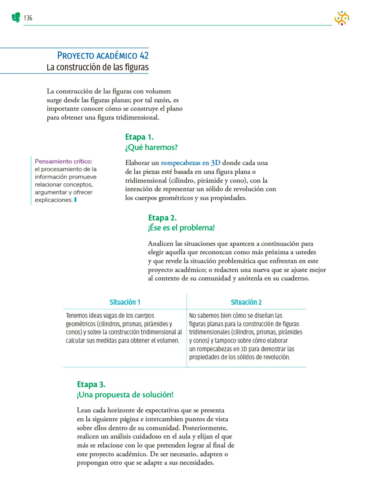 Miniatura página 137 de Colección Nanahuatzin. Nuestro libro de Proyectos.  Tomo III.  Libro de Educación Telesecundaria Grado 3°  Ciclo Escolar 2025 - 2026