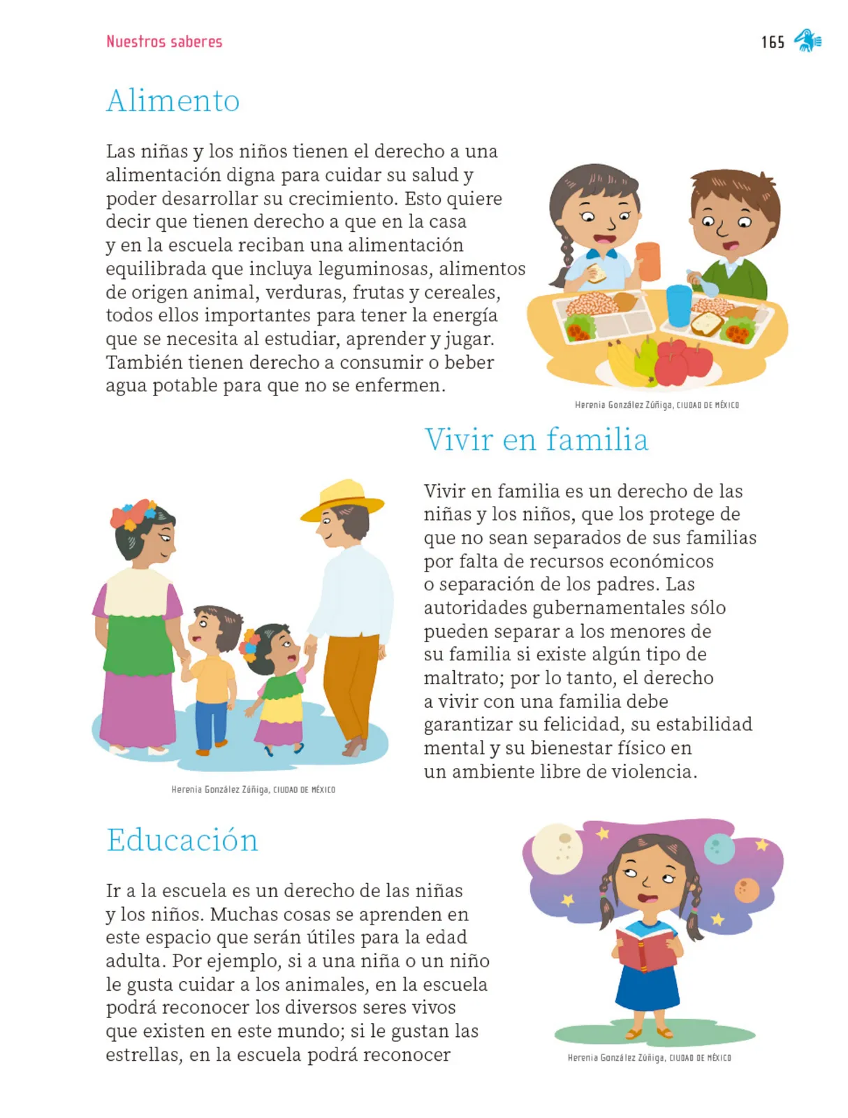 Página 166 de Nuestros saberes: Libro para alumnos, maestros y familia. Libro de Educación Primaria Grado 2° Ciclo Escolar 2025 - 2026