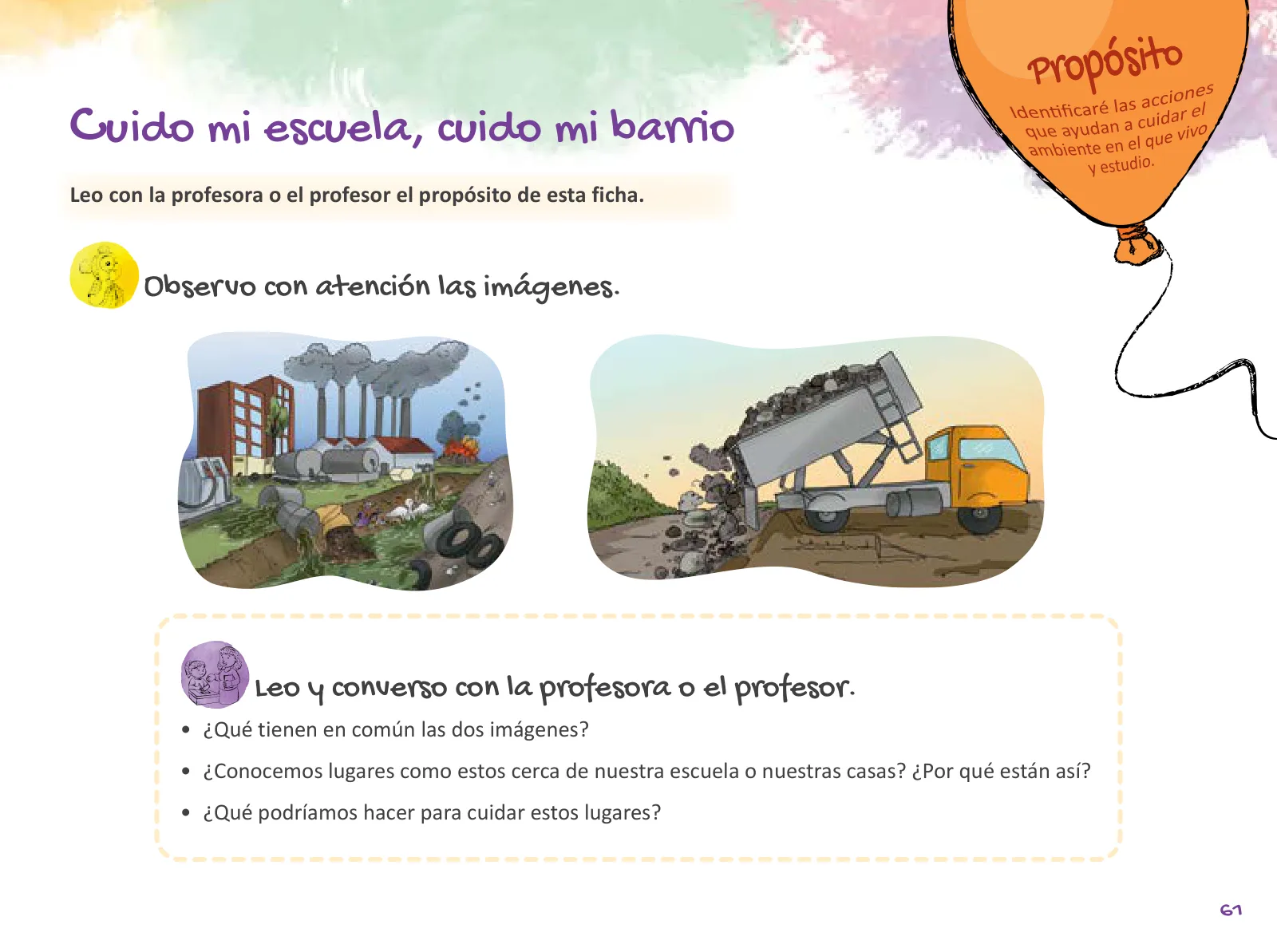 Miniatura página 63 de Cuadernillo de Tutoría 2 : segundo grado de Educación Primaria · 2021