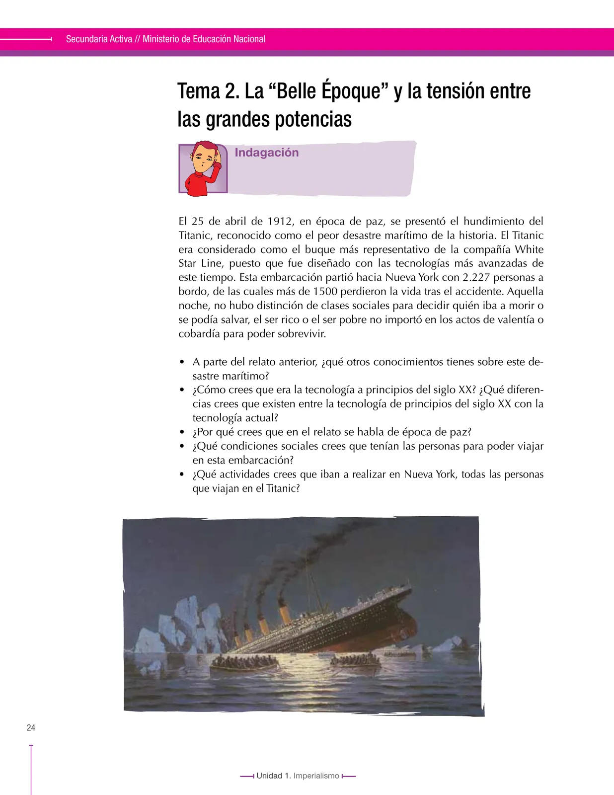 Página 24 de Ciencias Sociales 9° · Secundaria Activa